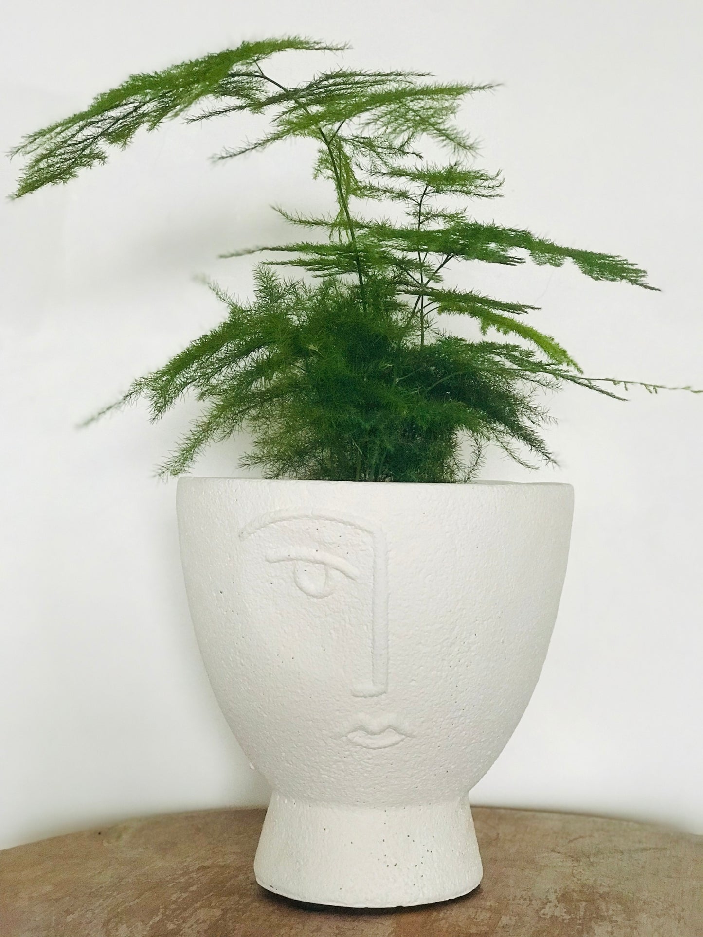 Cache-pot Visage Zen evase