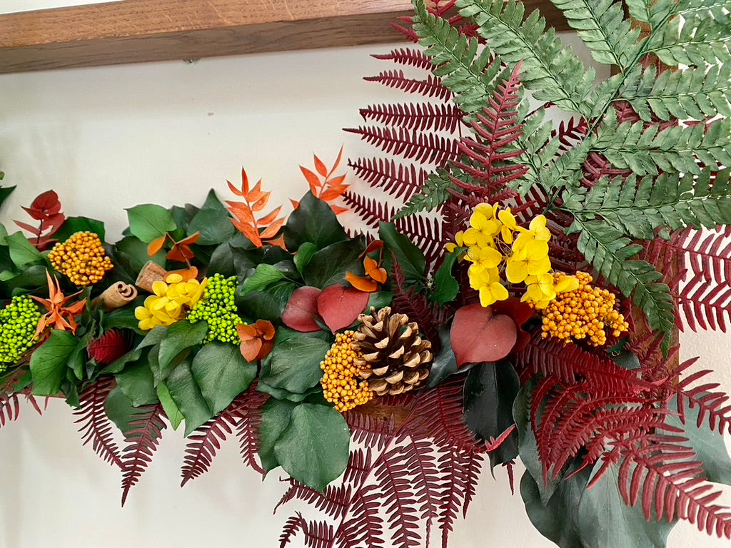 Tableau Vegetal Stabilise Chene 3D "Reflets d’Automne"