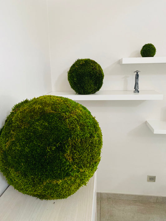 Sphere de mousse stabilisee