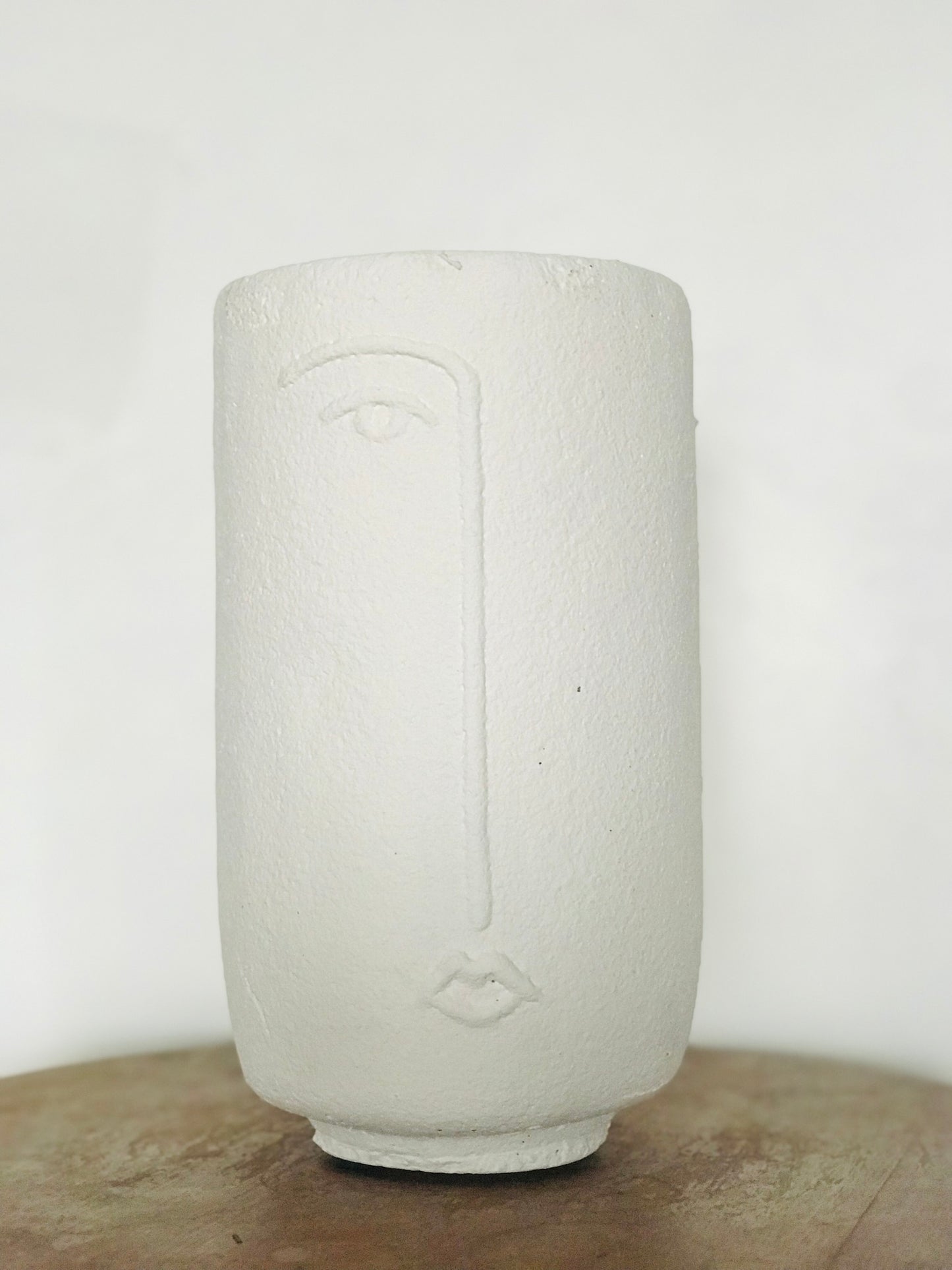 Cache-pot Demi Visage Zen droit