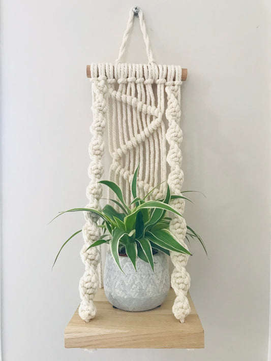Plantagere Macrame Beige