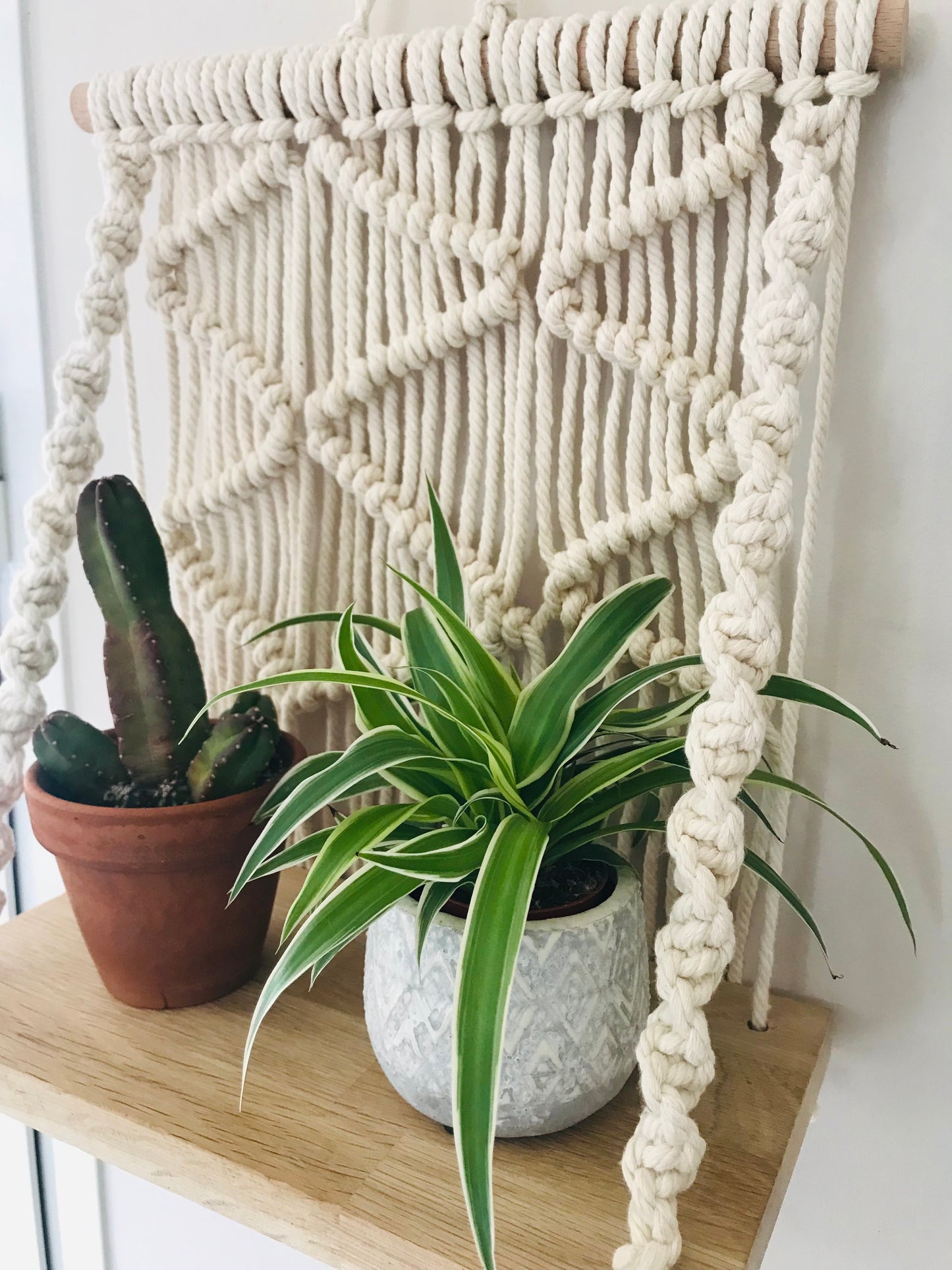 Plantagere Macrame Beige Double