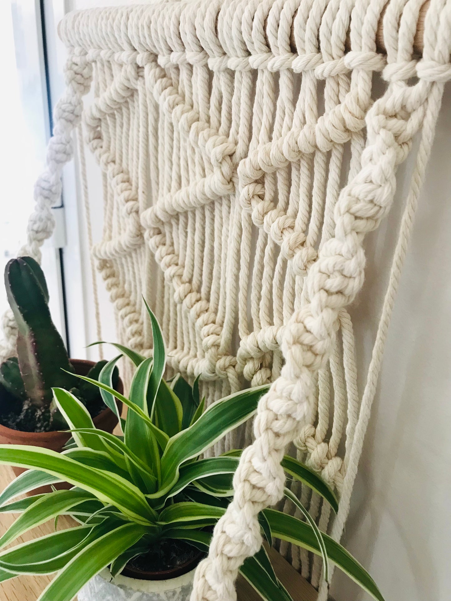 Plantagere Macrame Beige Double