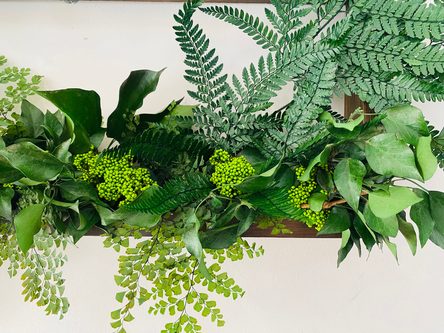 Tableau Vegetal Stabilise Cadre Bois 3D