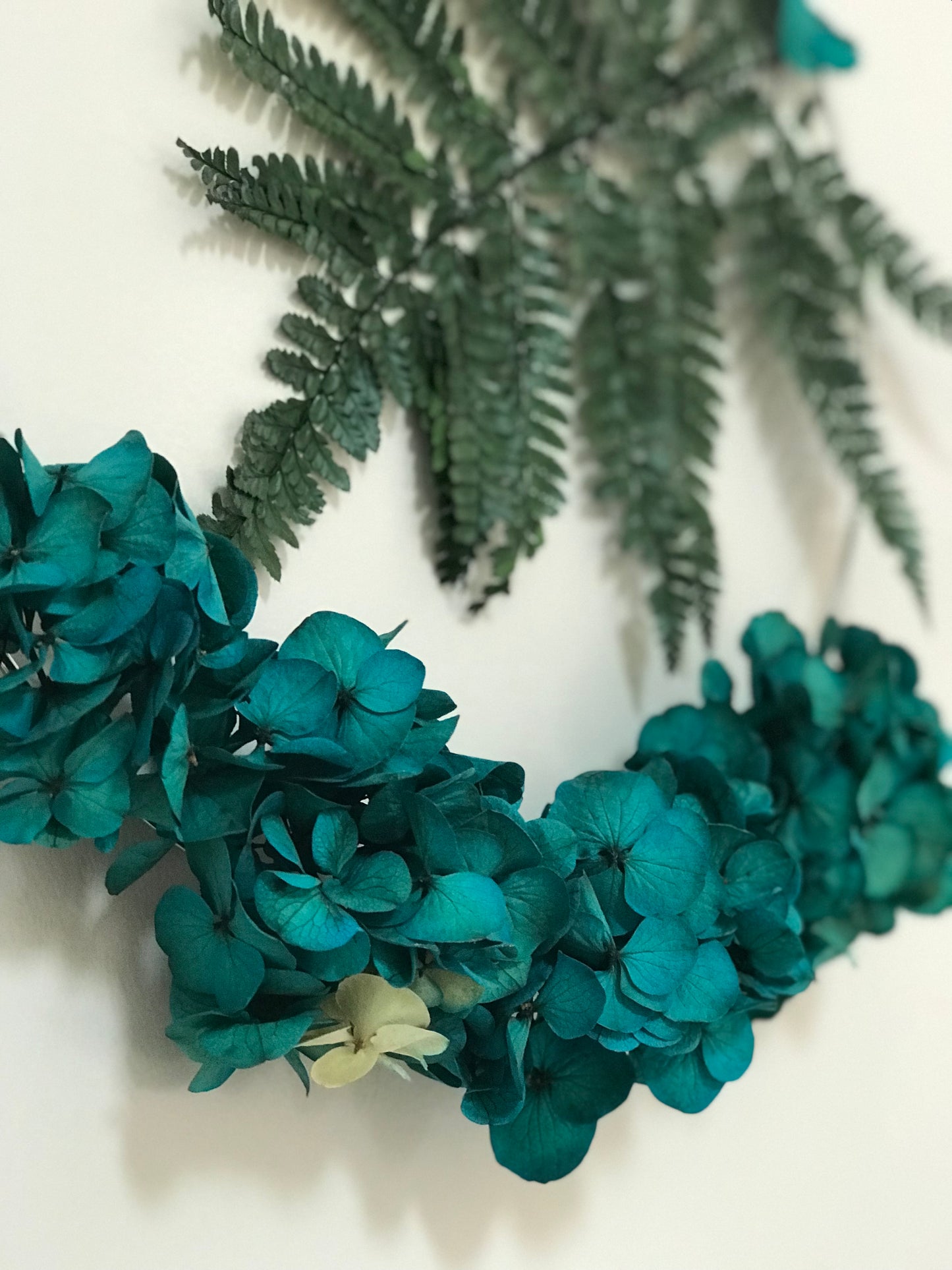 couronne hortensia fougere stabilise