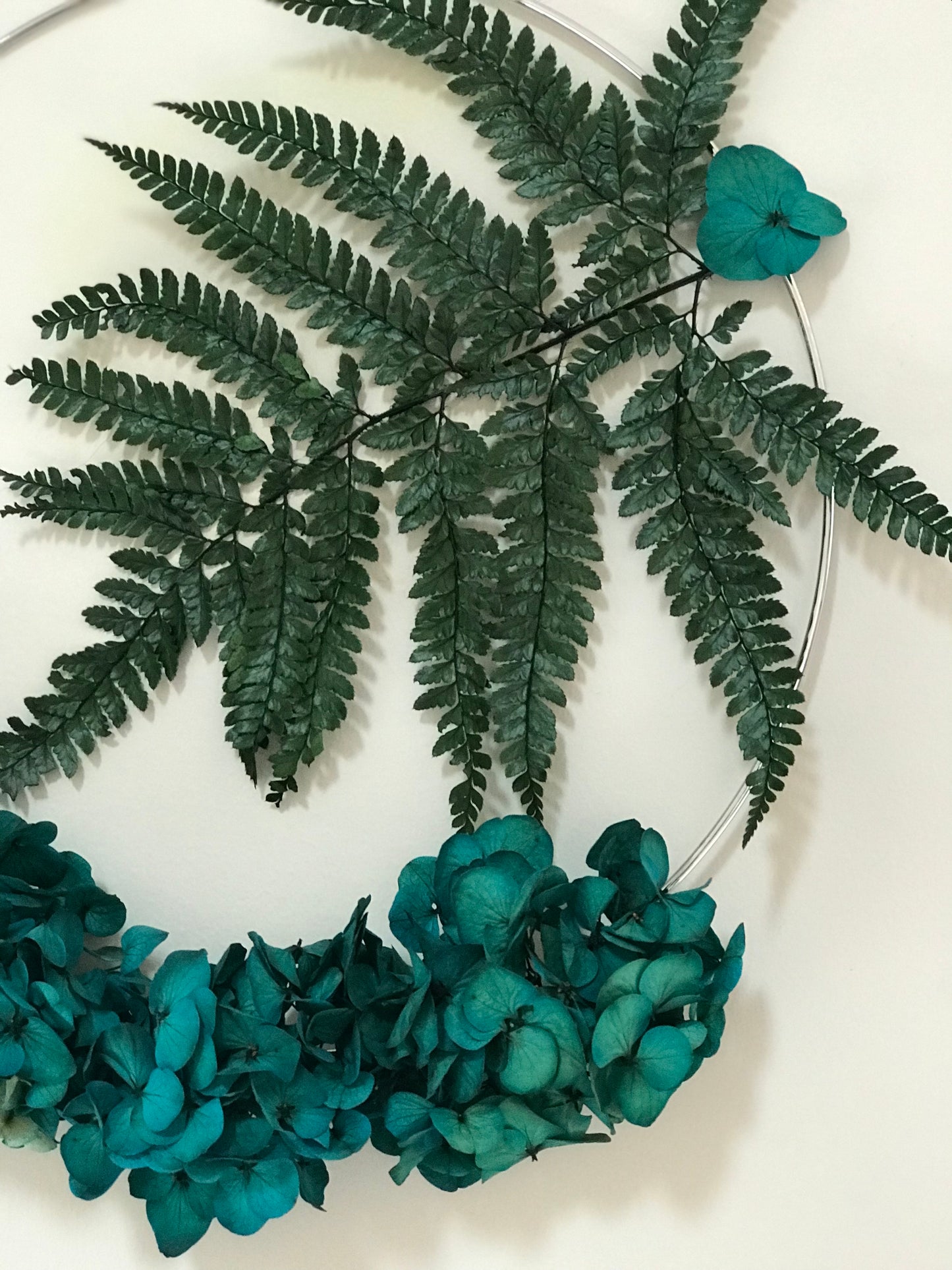 couronne hortensia fougere stabilise