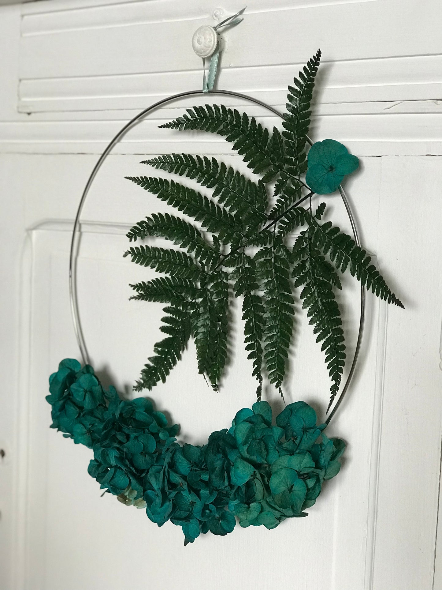 couronne hortensia fougere stabilise
