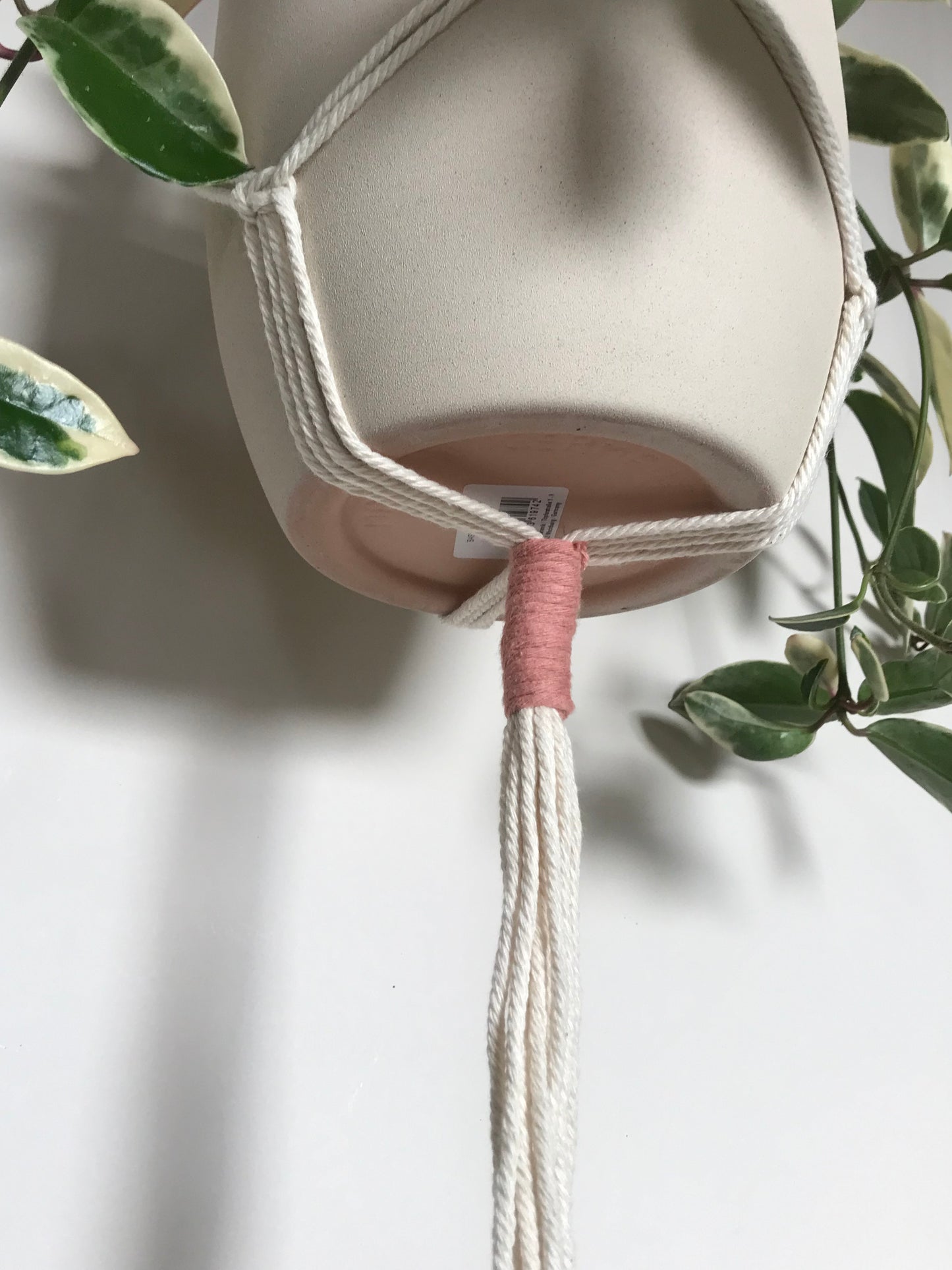 Suspension Macrame corde bi-colore 5 coloris