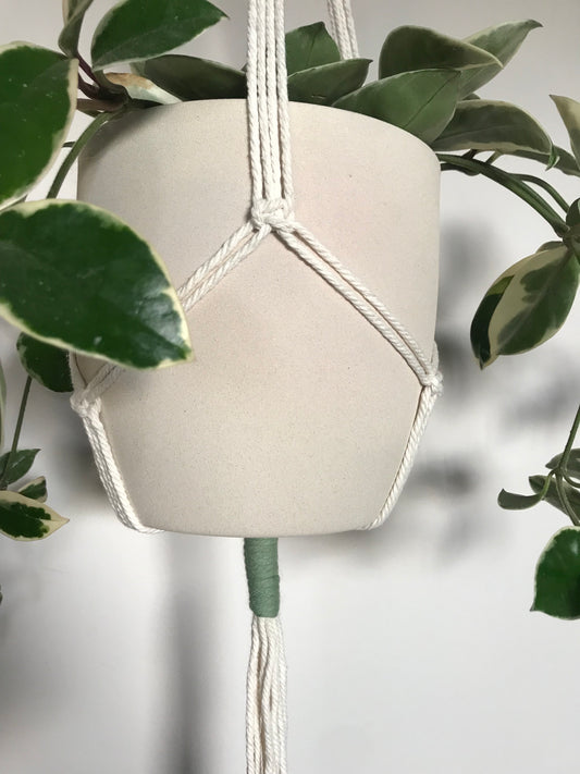 Suspension Macrame corde bi-colore 5 coloris