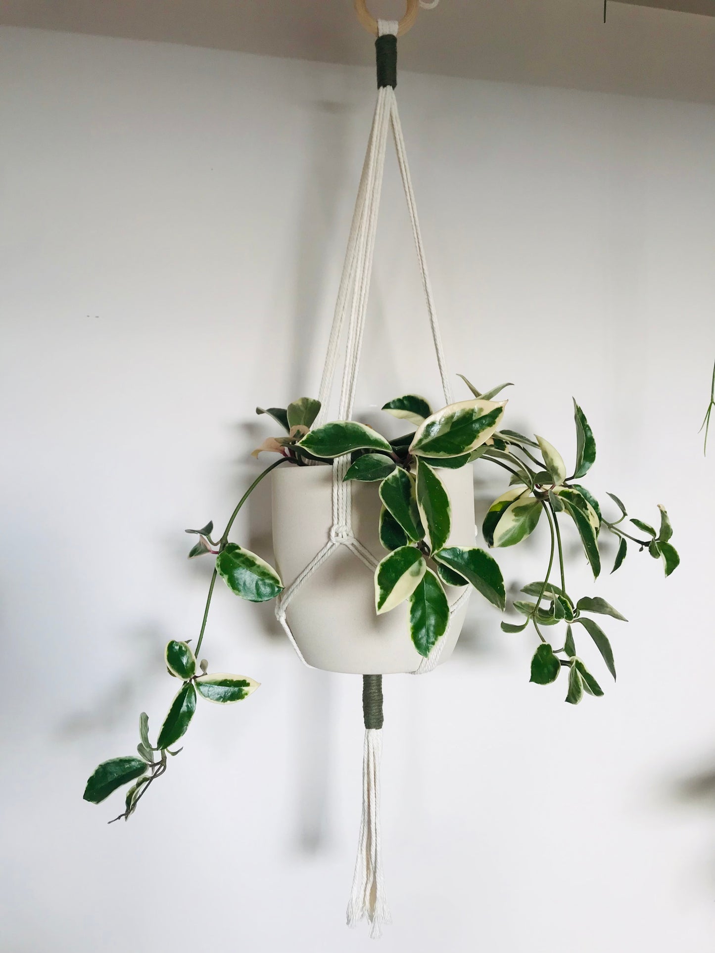 Suspension Macrame corde bi-colore 5 coloris