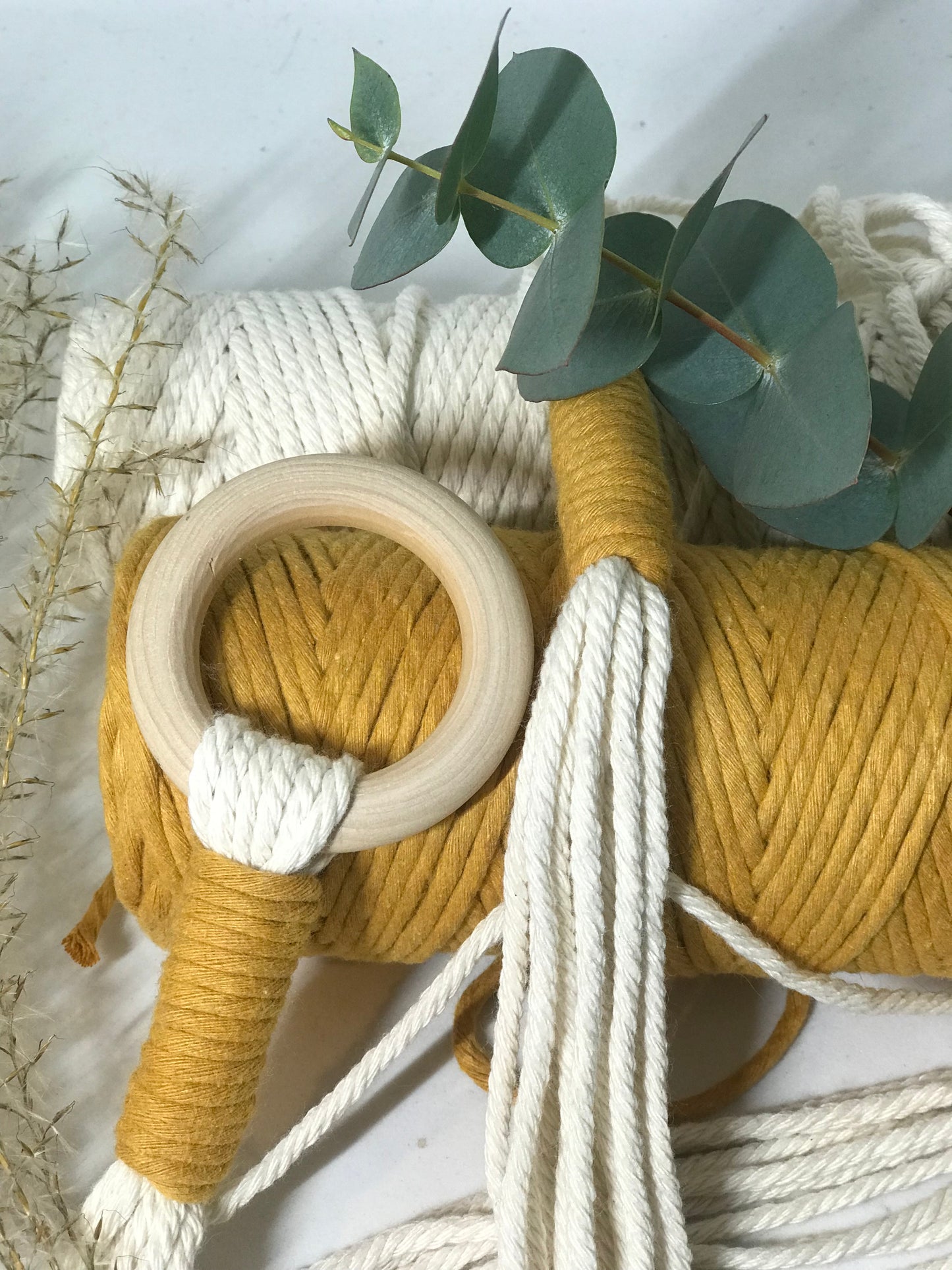 Suspension Macrame corde bi-colore 5 coloris