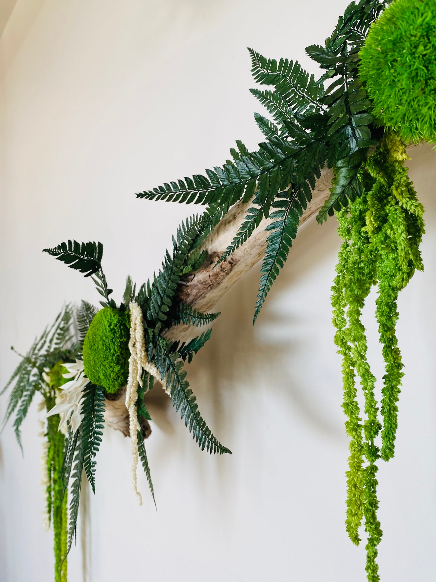 Rivage Végétal Décoration végétale stabilisée en bois flotté 100cm