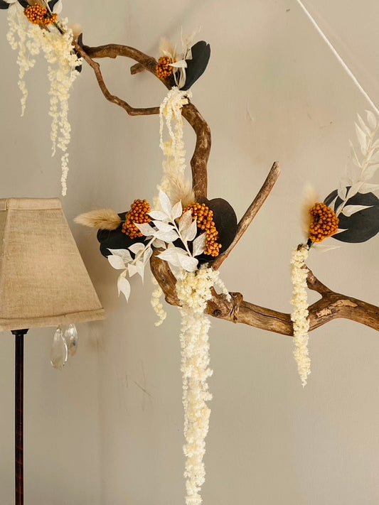 Branche d'Ivoire - Branche naturelle & fleurs stabilisées - Osez Planter Ca Pousse