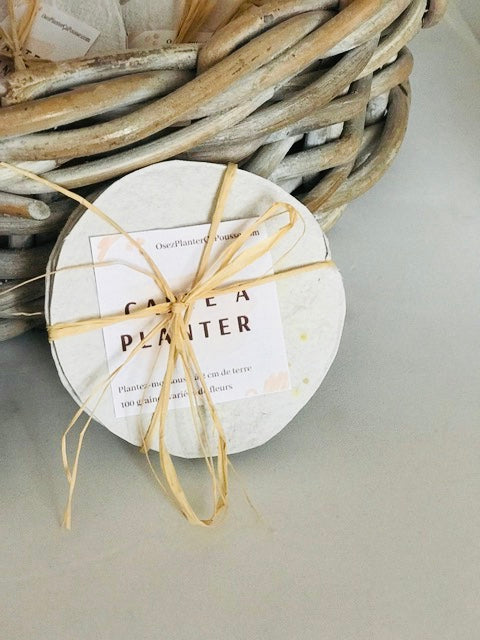 Carte a planter - Papier a semences