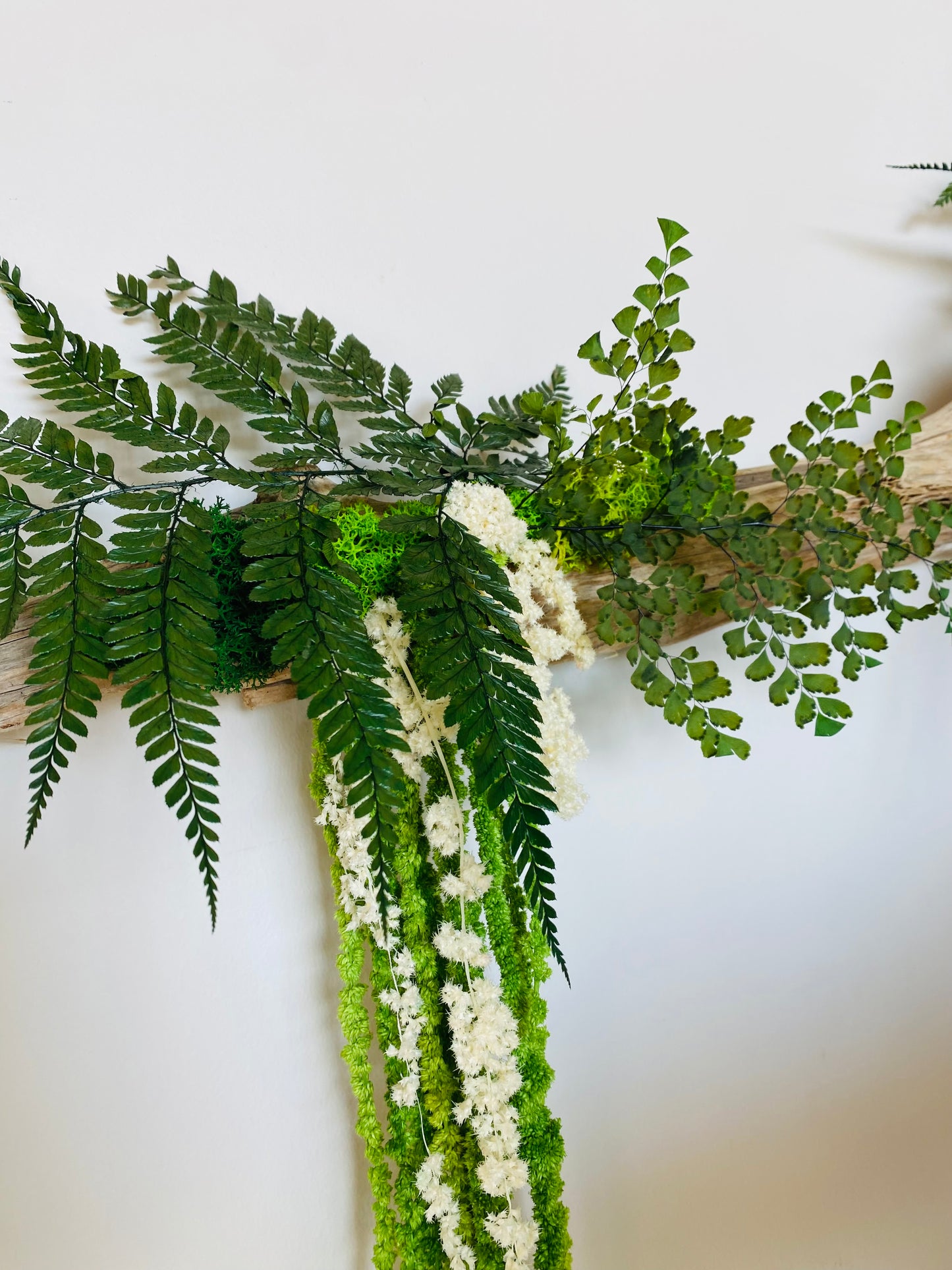 Rivage Végétal Décoration végétale stabilisée en bois flotté 100cm