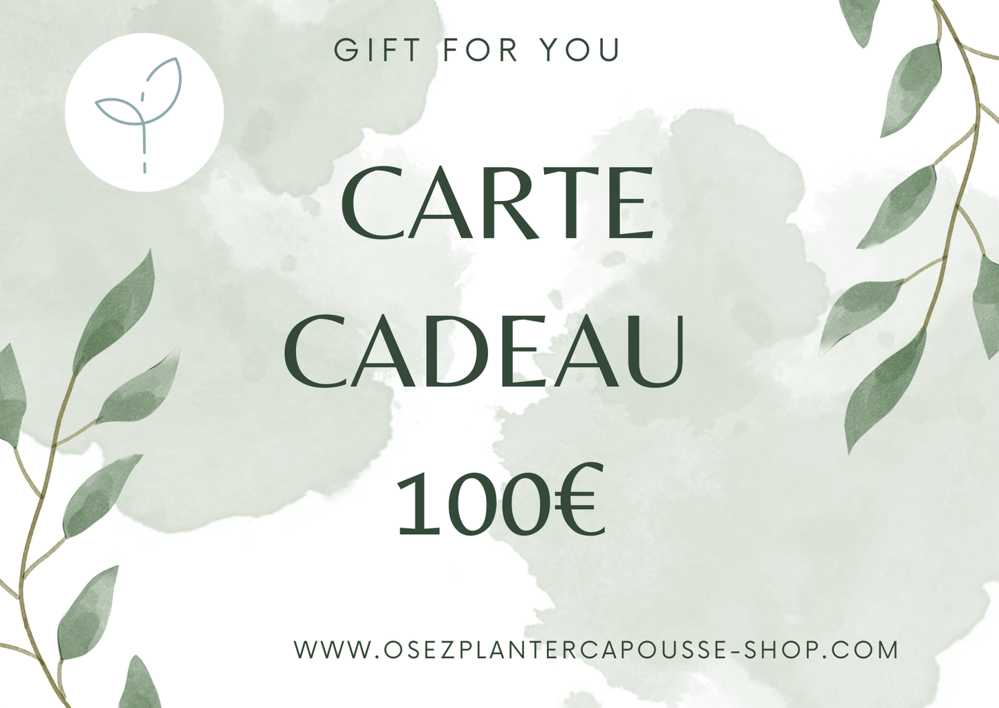 Cartes Cadeaux - Osez Planter Ca Pousse