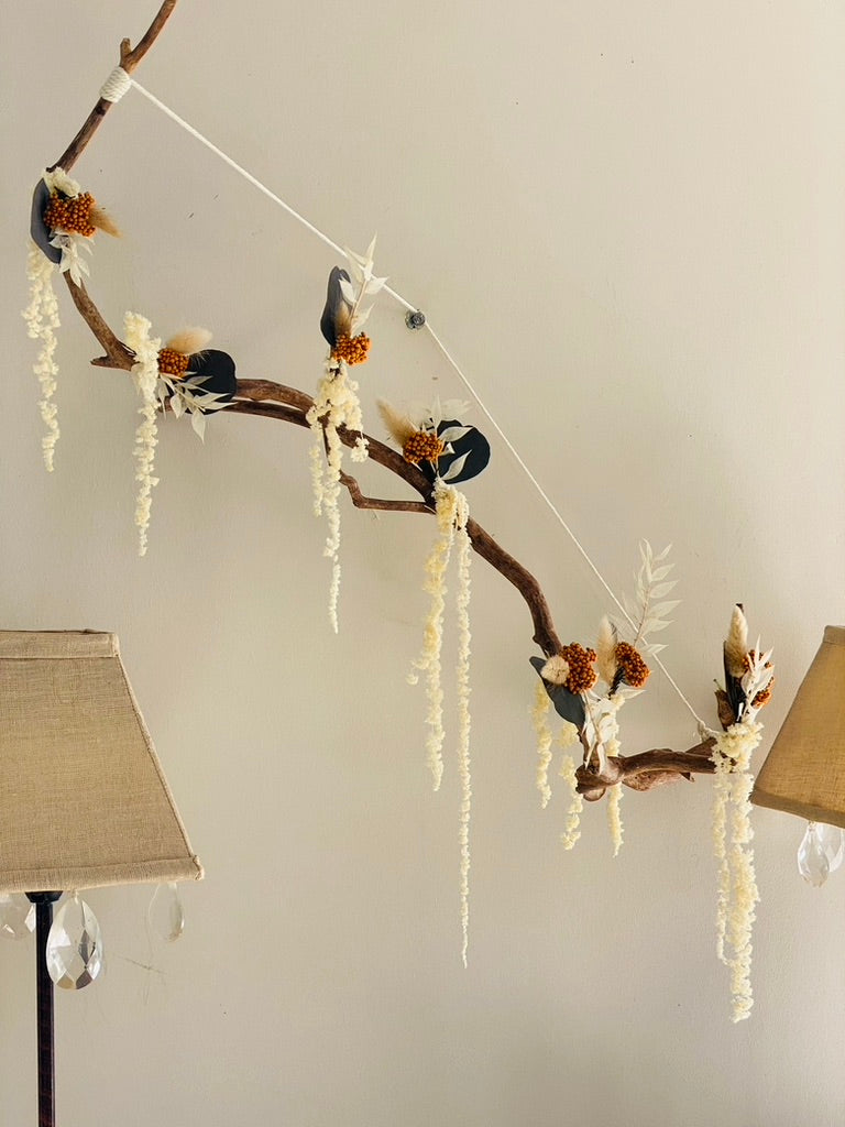 Branche d'Ivoire - Branche naturelle & fleurs stabilisées - Osez Planter Ca Pousse