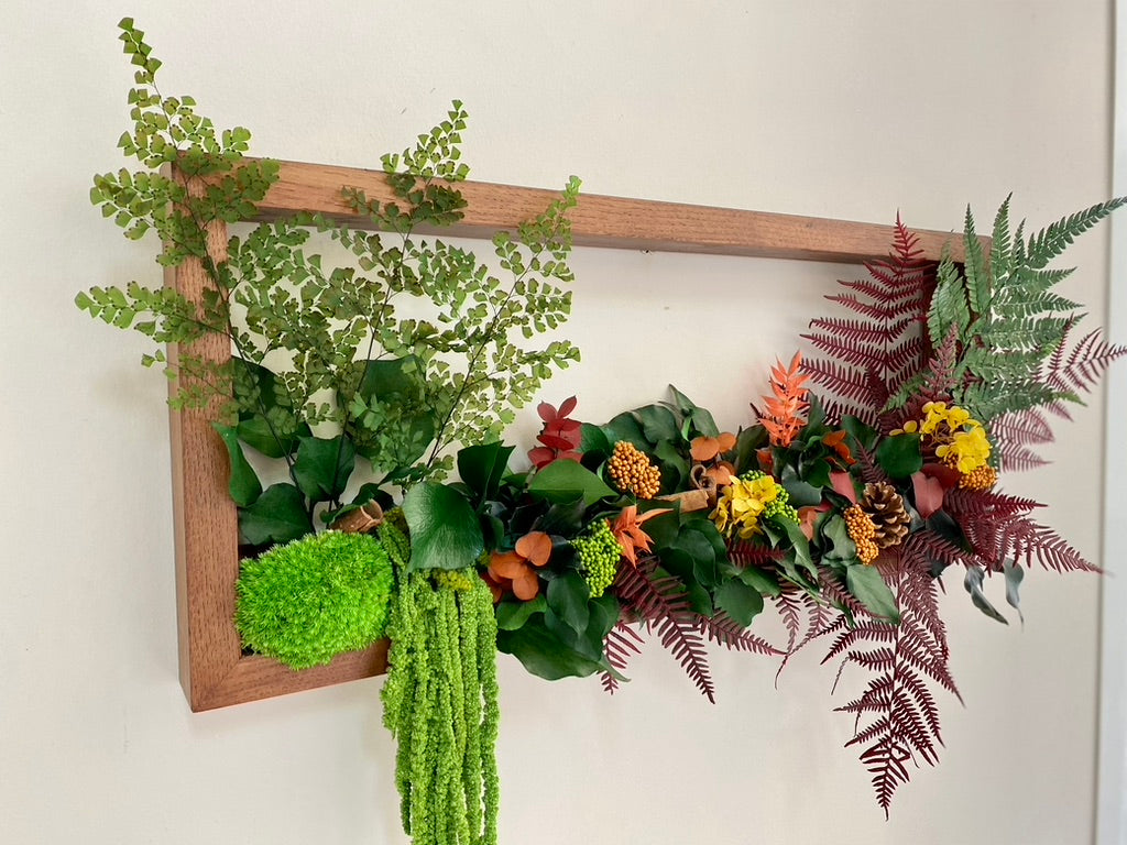 Tableau Vegetal Stabilise Chene 3D "Reflets d’Automne"