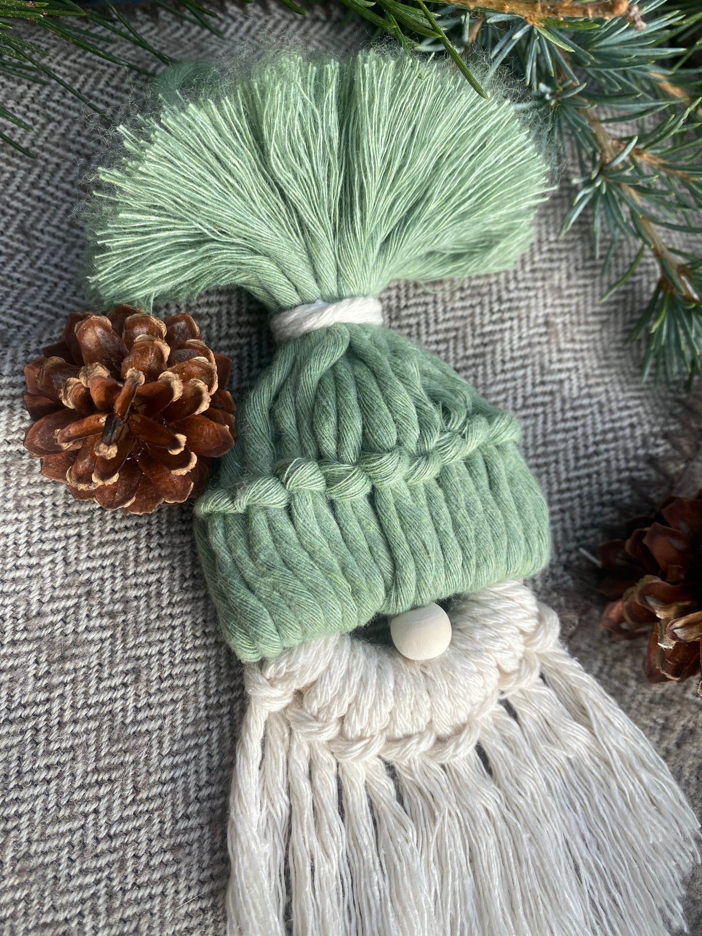 Gnome de Noel Macrame