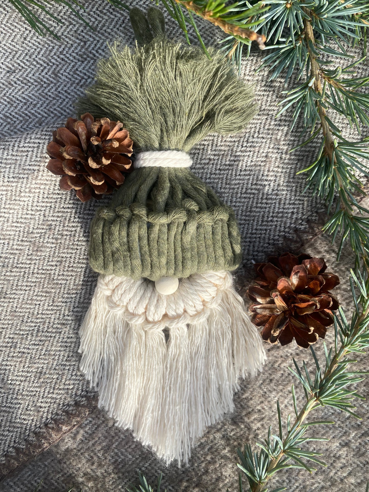 Gnome de Noel Macrame