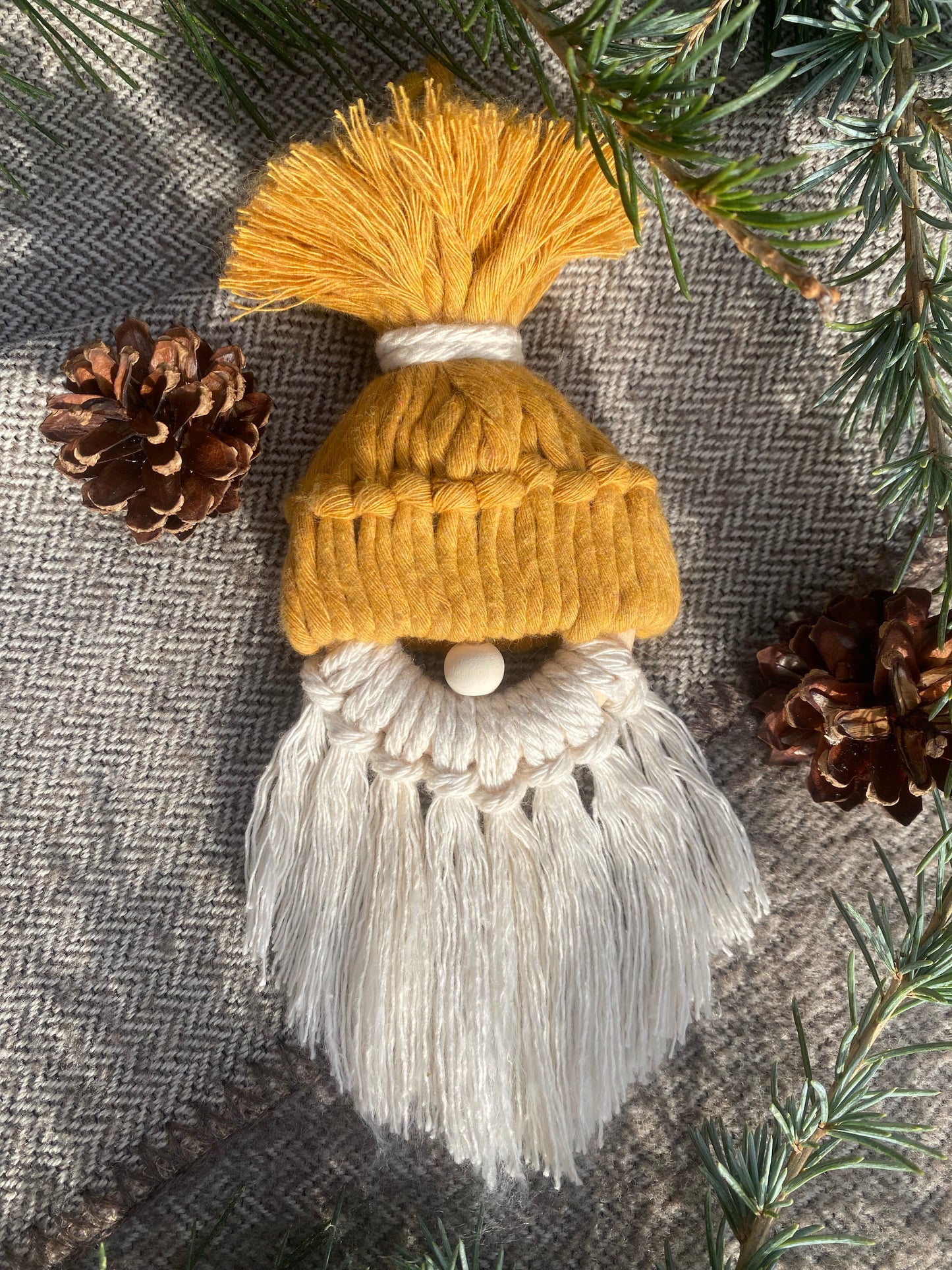 Gnome de Noel Macrame