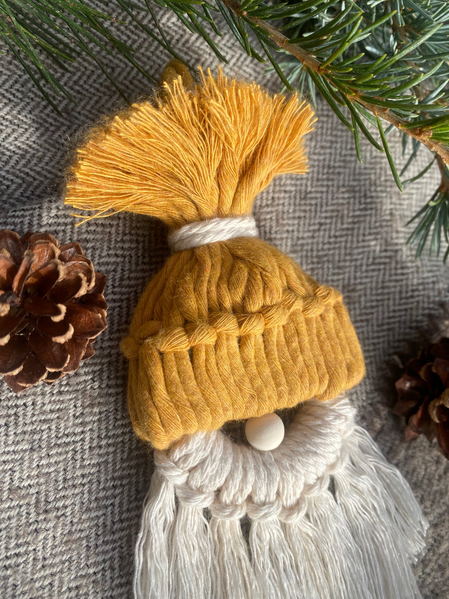 Gnome de Noel Macrame