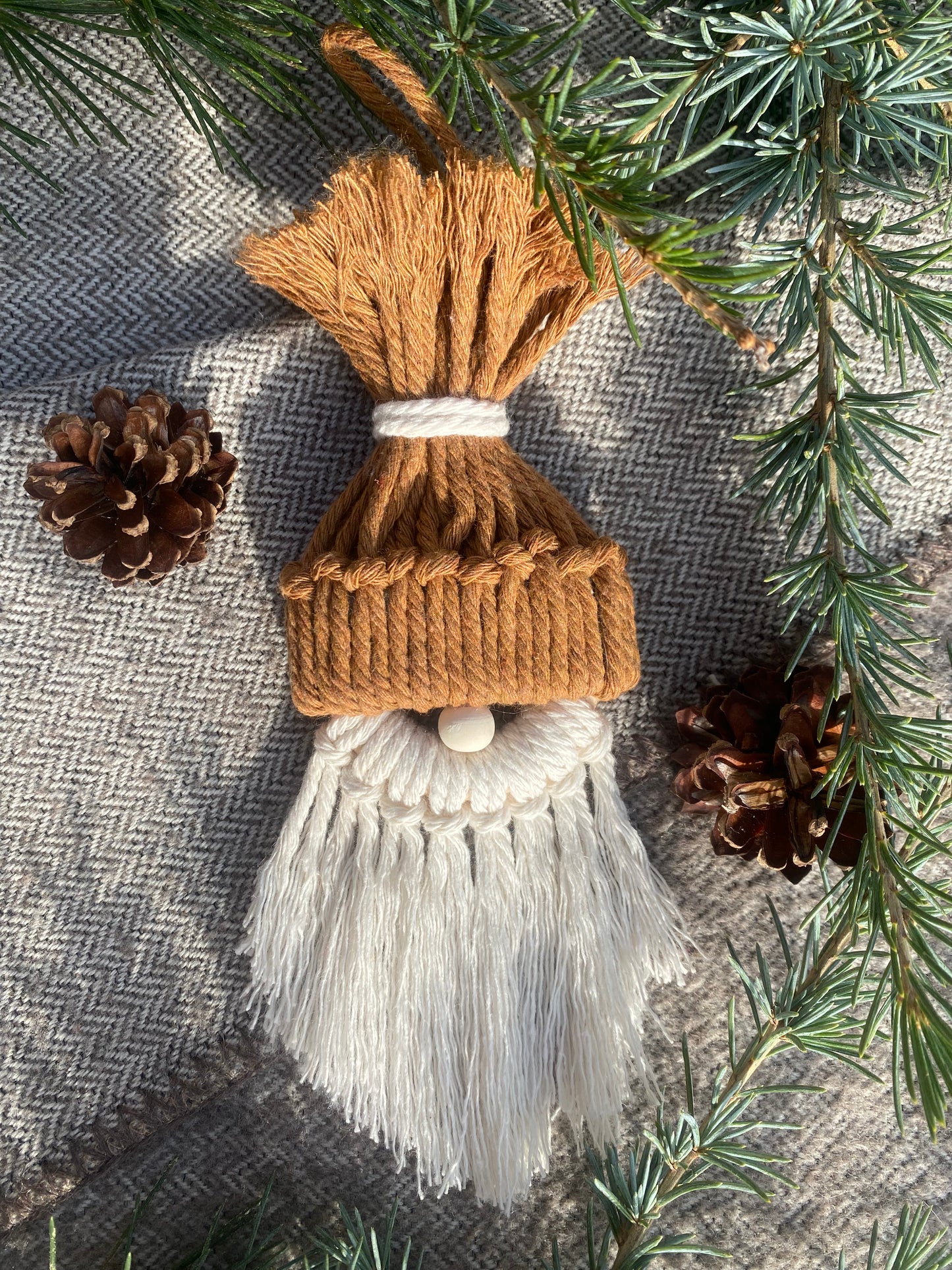 Gnome de Noel Macrame