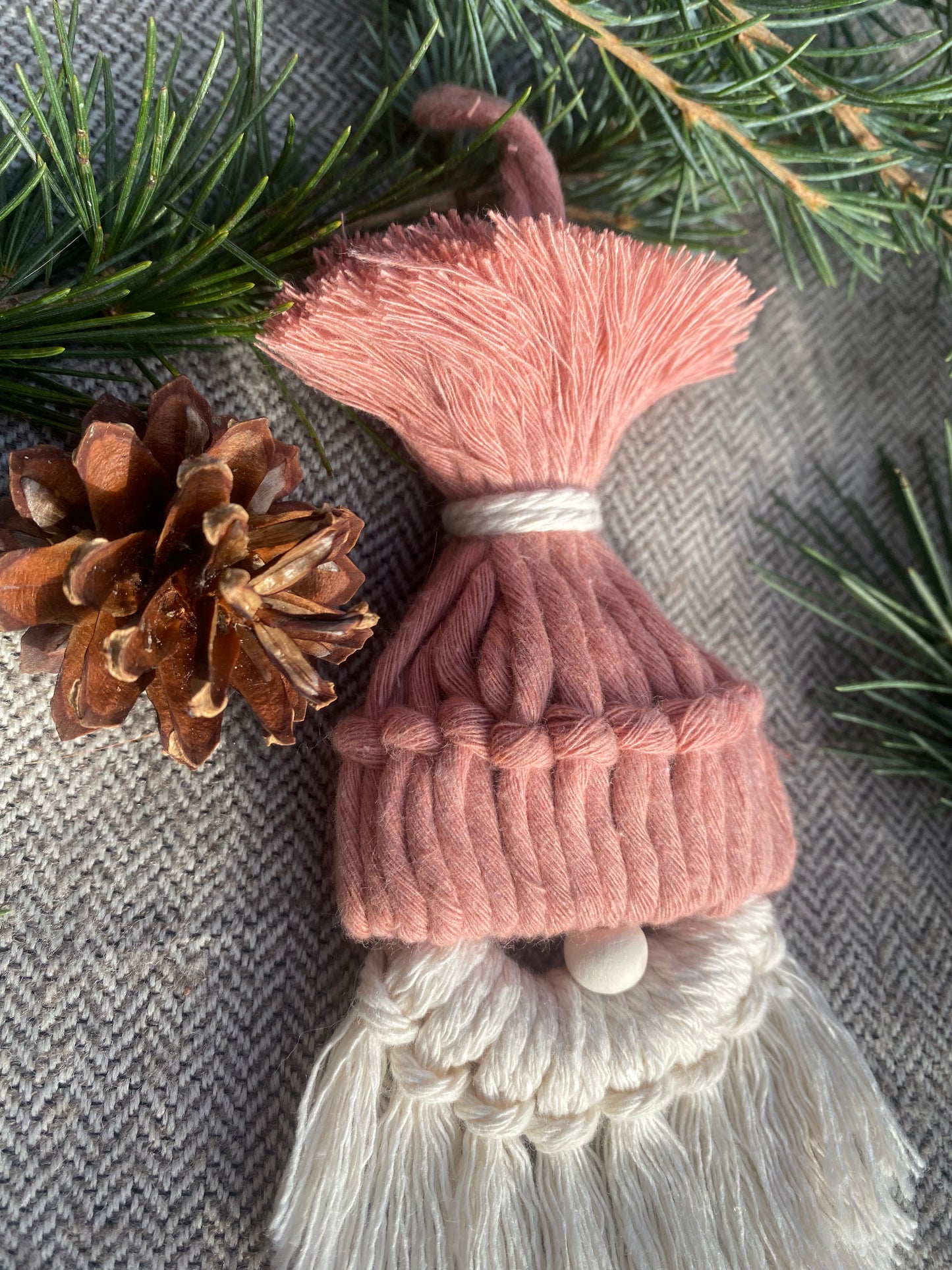 Gnome de Noel Macrame