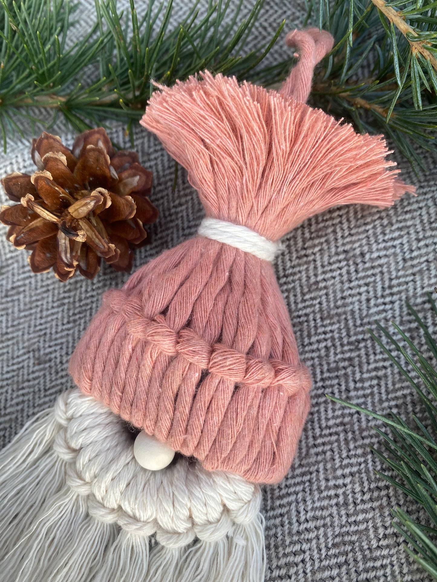 Gnome de Noel Macrame