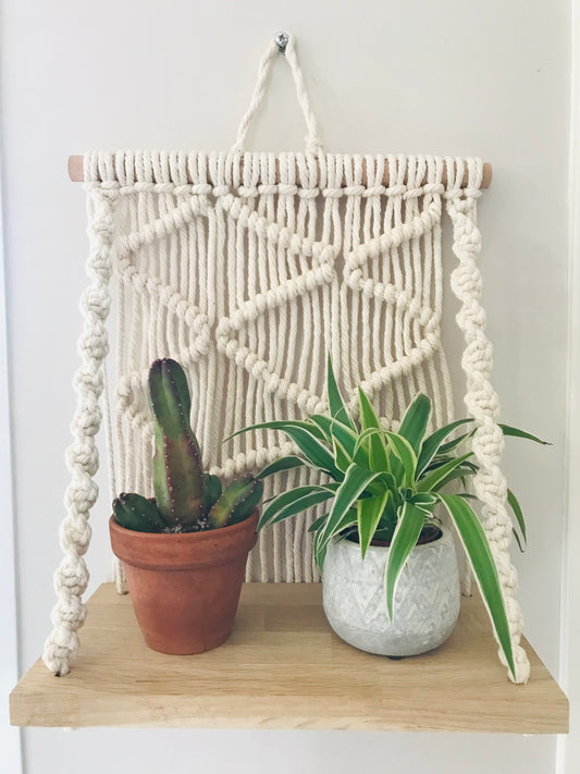 Plantagere Macrame Beige Double