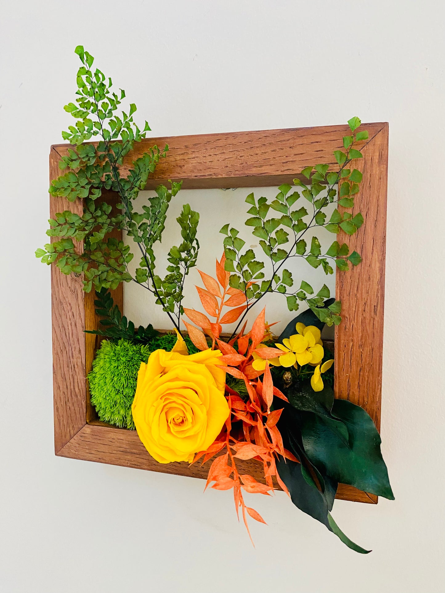 Cadre Vegetal Stabilise Chene 3D "Horizon Solaire"