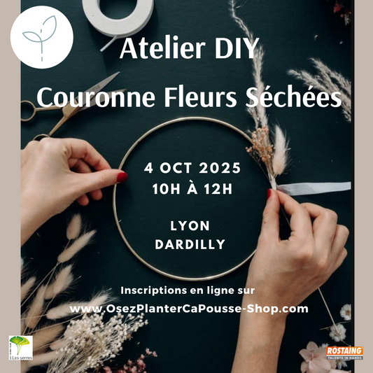 Atelier Couronne Fleurs Sechees