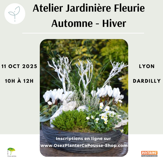 Atelier Jardinière Fleurie d'Automne - Hiver